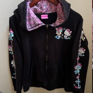 Tokidoki Hello Kitty Mermaid hoodie XL full zip women